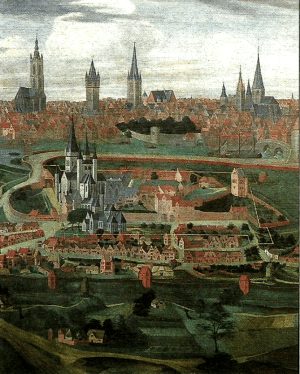 Gent1701-1702Gezichtopdeheerlijkheidsint-baafsendestadgent